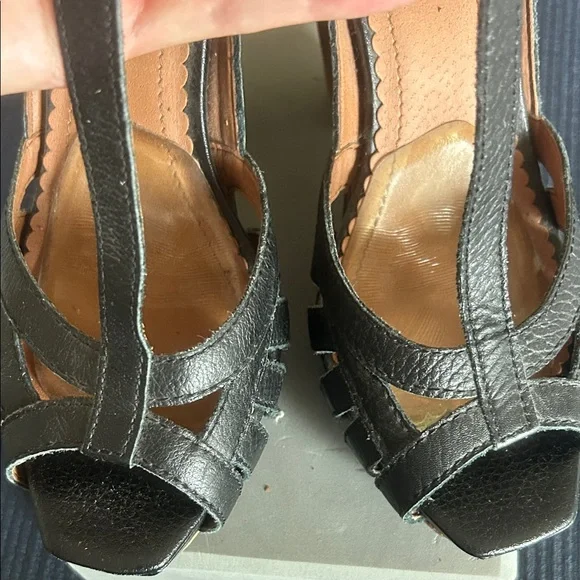 Lucky Brand “Randy” Black Strappy Heels - Picture 8 of 12